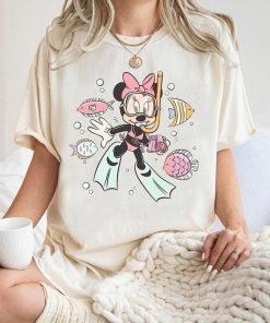 Disney Minnie Mouse Summer Shirt, Minnie Under Sea T-shirt