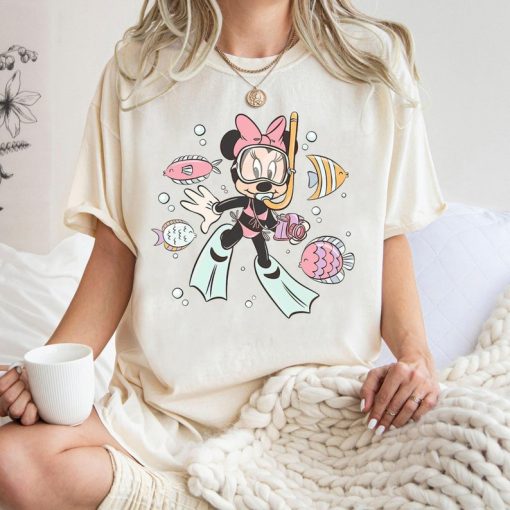 Disney Minnie Mouse Summer Shirt, Minnie Under Sea T-shirt