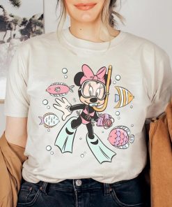 Disney Minnie Mouse Summer Shirt, Minnie Under Sea T-shirt