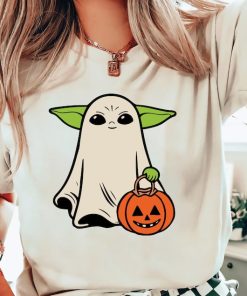 Baby Yoda Halloween Shirt, Disney Star Wars Fall Shirt