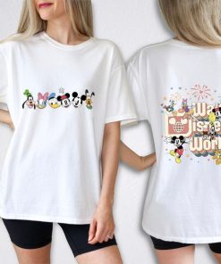 Retro Walt Disney World Two Sided Comfort Colors Shirt