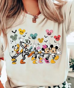 Mickey and Friends Skeleton Halloween Shirt, Disney Halloween Shirt