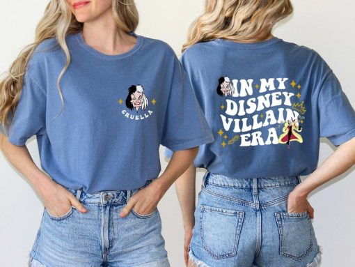 In My Disney Villain Era Shirt, Comfort Colors Disney Villains T-Shirt