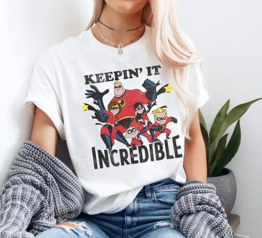 Disney Pixar The Incredibles Keepin It Graphic T-Shirt