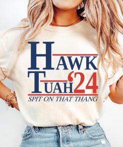 Hawk Tuah Shirt, Hawk Tuah 2024 Spit T-Shirt, Funny Graphic T-Shirt