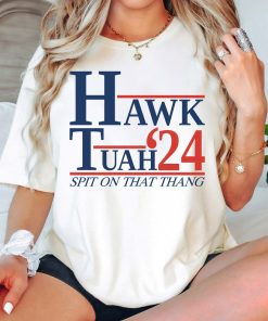 Hawk Tuah Shirt, Hawk Tuah 2024 Spit T-Shirt, Funny Graphic T-Shirt