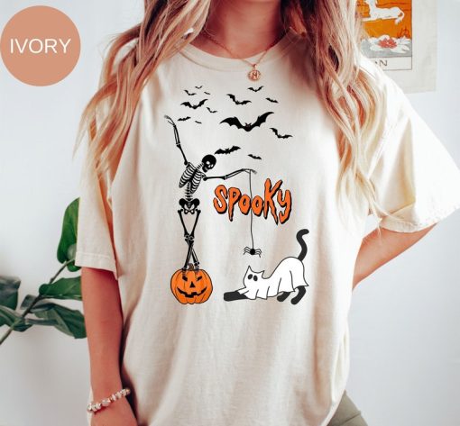 Spooky Dancing Skeleton Comfort Colors® Shirt