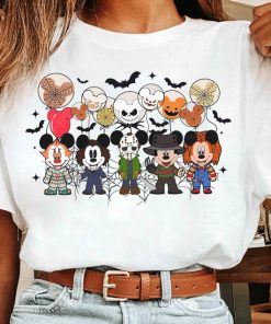 Mickey Mouse Balloon Costume Horror Characters Comfort Color Shirt