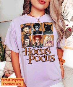 Retro Hocus Pocus Characters Comfort Color Shirt