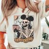 Mickey Skeleton Halloween Shirt, Disney Halloween Pumpkin Shirt