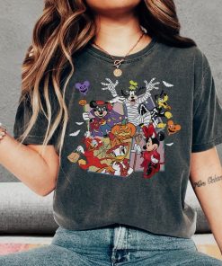 Retro Disney Halloween T-shirt, Mickey and Friends Costume Mummy Shirt