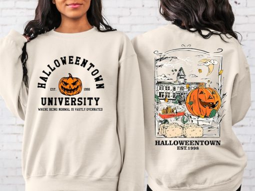 Halloweentown Est 1998 Back and Front Sweatshirt