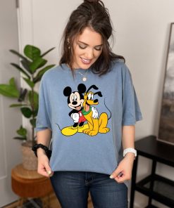 Mickey And Pluto T-Shirt, Disney Mickey Mouse Shirt, Pluto Shirt