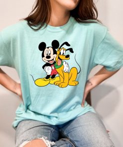 Mickey And Pluto T-Shirt, Disney Mickey Mouse Shirt, Pluto Shirt