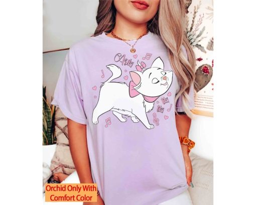 Disney Marie Cat Singing Comfort Colors Shirt