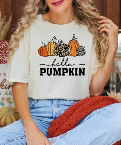 Comfort Colors Hello Pumpkin Fall Shirt, Autumn Shirt