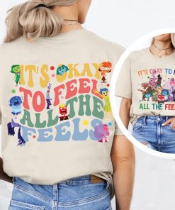 Disney Two-Sided Inside Out 2 It's Okay To Feel All The Feels T-Shirt