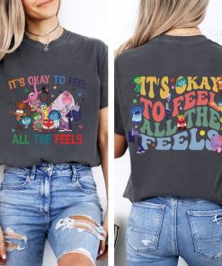 Disney Two-Sided Inside Out 2 It's Okay To Feel All The Feels T-Shirt