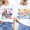 Disney Two-Sided Inside Out 2 It's Okay To Feel All The Feels T-Shirt