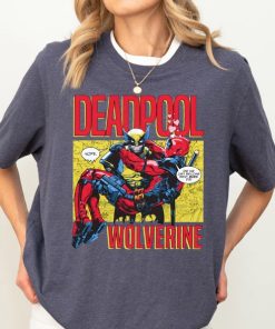 Marvel Deadpool Wolverine Shirt, Disney Superhero Shirt