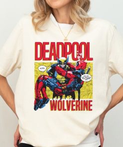 Marvel Deadpool Wolverine Shirt, Disney Superhero Shirt