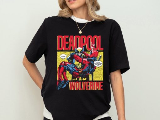 Marvel Deadpool Wolverine Shirt, Disney Superhero Shirt