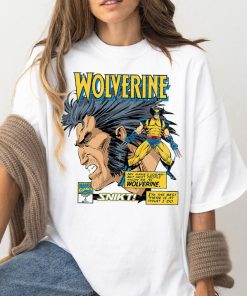 Marvel Comics Wolverine Classic Logan Retro Shirt, Marvel X-men Shirt