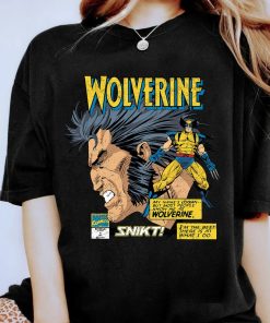 Marvel Comics Wolverine Classic Logan Retro Shirt, Marvel X-men Shirt