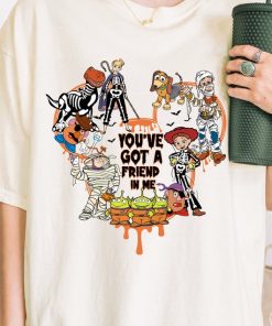 Halloween Cartoon Characters T-Shirt, You've Got A Friend In Me Tee