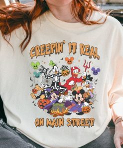 Creepin' It Real On Main Street Halloween T-Shirt