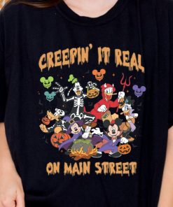 Creepin' It Real On Main Street Halloween T-Shirt