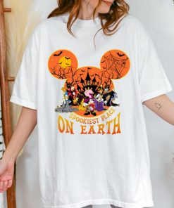 Spookiest Place On Earth T-Shirt, Halloween Disney Character Tee