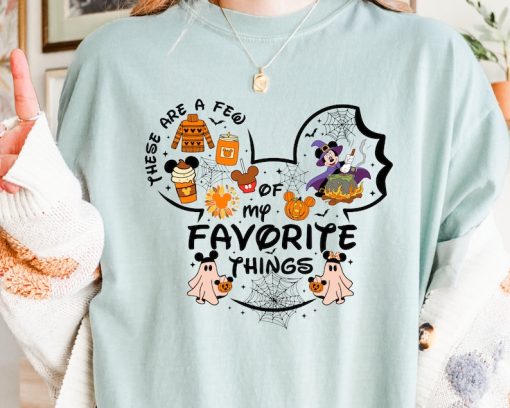 Halloween Favorites T-Shirt, Cute Halloween Graphic Tee