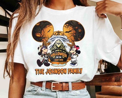 Personalized Mickey & Friends Halloween On The High Seas Shirts