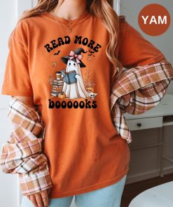 Read More Books Comfort Colors® Ghost Reading Books Shirt