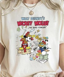 Disney Mickey Mouse The Band Concert Vintage Shirt