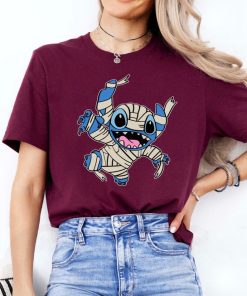 Disney Halloween Stitch Mummy T-Shirt, Stitch Mummy Tee