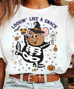 Gus Gus Mouse Skeleton Looking Like A Snack Halloween Shirts