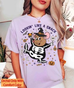 Gus Gus Mouse Skeleton Looking Like A Snack Halloween Shirts