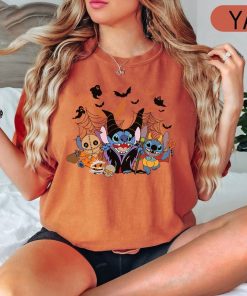 Comfort Colors Stitch Halloween Shirts, Disney Halloween Shirt