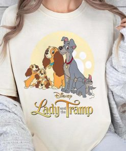 Disney Lady And Tramp Family Shirt, Vintage Lady And Tramp T-shirt