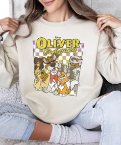 Disney Oliver Company Shirt, Vintage Oliver & Company T-shirt