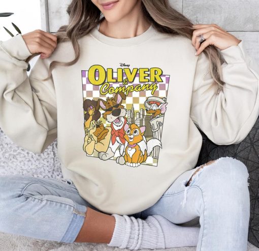 Disney Oliver Company Shirt, Vintage Oliver & Company T-shirt