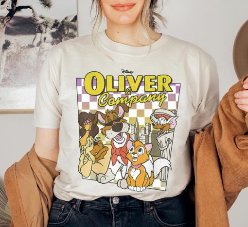 Disney Oliver Company Shirt, Vintage Oliver & Company T-shirt