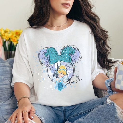 CINDERELLA Tshirt Disney Inspired T-Shirt Disney Princess Tee Walt