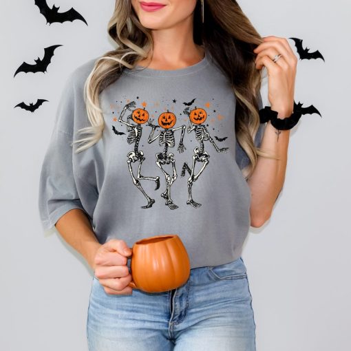 Comfort Colors® Dancing Skeleton Pumpkin Shirt