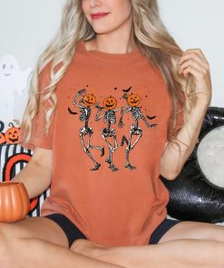 Comfort Colors® Dancing Skeleton Pumpkin Shirt