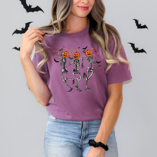 Comfort Colors® Dancing Skeleton Pumpkin Shirt