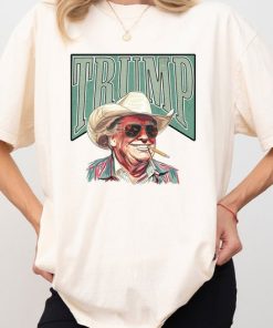 Trump Comfort Colors, Western Trump Tee, Cowboy Shirt