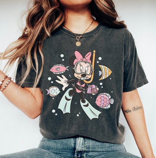 Disney Minnie Mouse Summer Shirt, Minnie Under Sea T-shirt